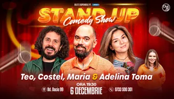 Stand-up Comedy cu Teo, Costel, Maria Popovici - Adelina Toma la Club 99