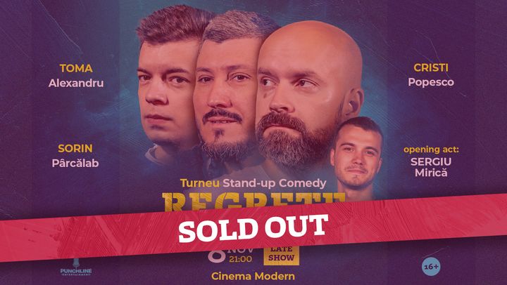 Suceava: Stand-up Comedy cu Toma, Cristi & Sorin Pârcălab