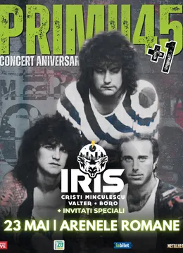 IRIS - Cristi Minculescu, Valter & Boro - Primii 45 - Concert Aniversar