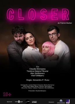 Ploiești: Closer - de Patrick Marber