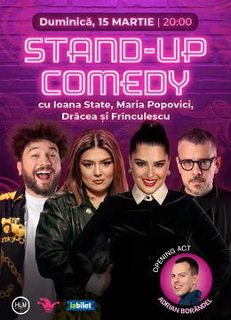 The Fool: Stand-up comedy cu Drăcea, Ioana State, Maria Popovici și Frînculescu
