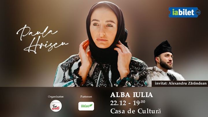 Alba Iulia: Concert de colinde Paula Hriscu: M-o trimis mama la capre!