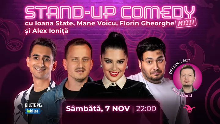 The Fool: Stand-up comedy cu Ioana State, Mane Voicu, Florin Gheorghe si Alex Ioniță