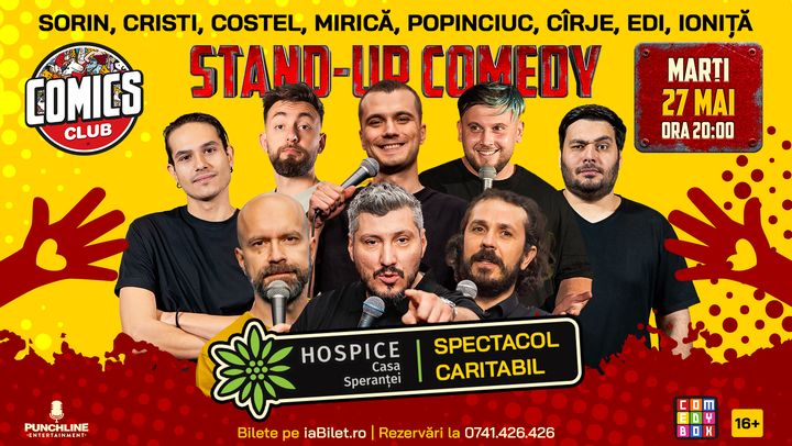 Stand-up Comedy Show CARITABIL la ComicsClub!