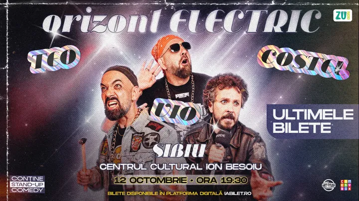 Sibiu: Teo, Vio și Costel - Orizont Electric | Stand Up Comedy Show