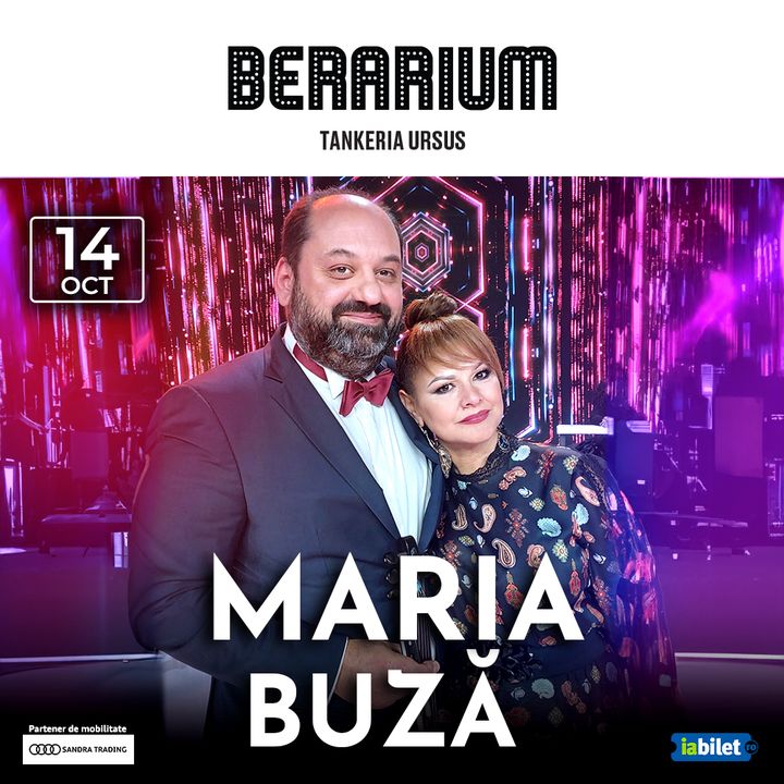 Iași: Concert Maria Buză & band / BERARIUM Tankeria Ursus