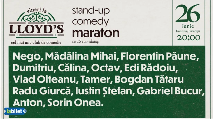 Lloyd's: Stand-up comedy Maraton
