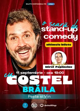 Braila: O seară de stand up comedy cu Costel | Comedy Show