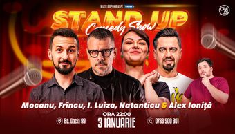 Stand-up Comedy cu Mocanu, Frîncu, Ioana Luiza, Natanticu & Alex Ioniță la Club 99
