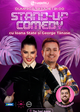 Costinești: The Fool Arena: Stand-up comedy cu Ioana State și George Tănase