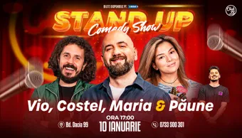 Stand-up Comedy cu Vio, Costel, Maria Popovici - Florentin Păune la Club 99