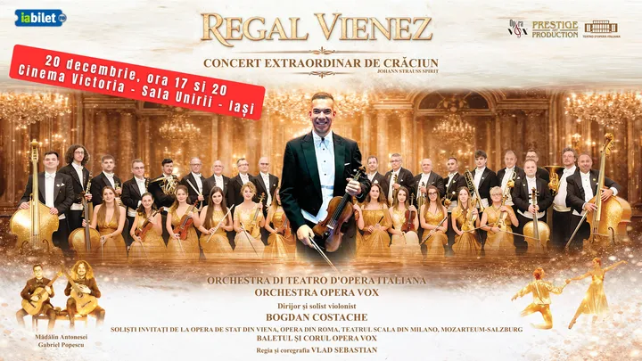 Iasi: Regal Vienez - Concert extraordinar de Craciun
