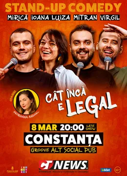 Constanta: Stand-up Comedy cu Sergiu Mirică, Virgil Ciulin, Ioana Luiza și Dragoș Mitran | Niște Oameni | Cât încă e legal - SHOW 2