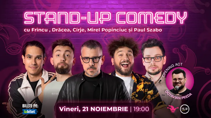 The Fool: Stand-up comedy cu Frîncu, Drăcea, Cîrje, Mirel Popinciuc și Paul Szabo