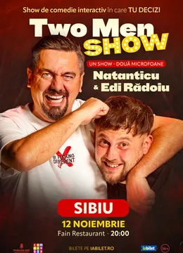 Sibiu: Stand-up comedy cu Natanticu și Edi Rădoiu | Two Men Show