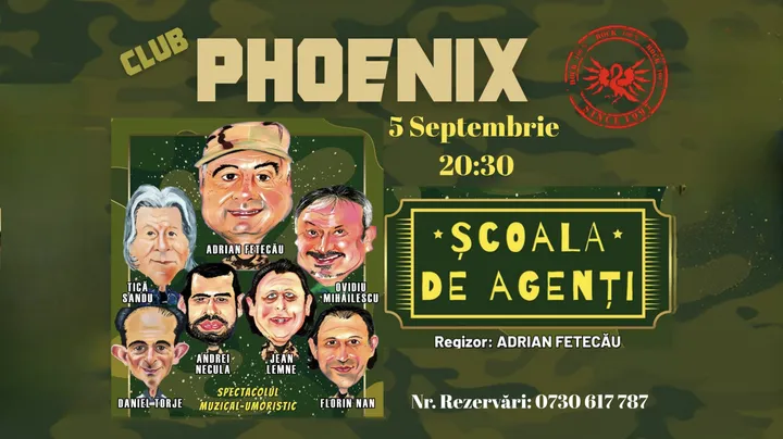 Constanța: Școala de Agenți - Show muzical de comedie marca VOUĂ