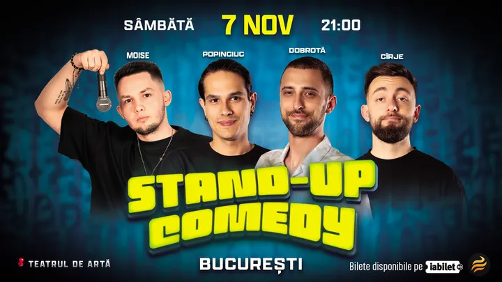 Stand-Up Comedy cu Cîrje, Dobrota, Popinciuc și Moise