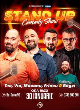 Stand-up Comedy cu Teo, Vio, Mocanu, Frîncu - Bogzi la Club 99