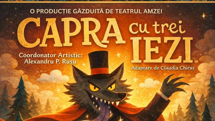 Spectacol interactiv pentru copii - Capra cu trei iezi