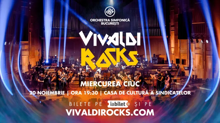 Miercurea Ciuc: Vivaldi Rocks - Orchestra Simfonică București - Turneu Național 2025