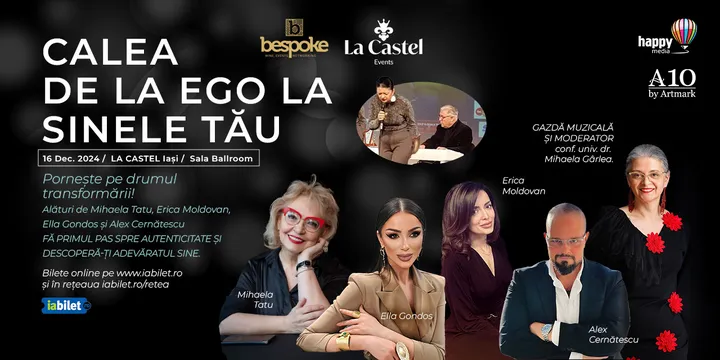 Iasi:  Calea de la EGO la Sinele tău