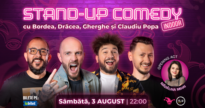 The Fool: Stand-up comedy cu Bordea, Drăcea, Gherghe și Claudiu Popa