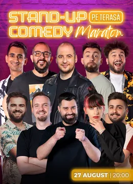 The Fool: Stand-up comedy Maraton pe terasă cu: Andrei Ciobanu, Gherghe, Cîrje, Drăcea, Florin Gheorghe, Geo Adrian, Teodora Nedelcu, George Dumitru, Edi Vacariu și Gabriel Dumitriu