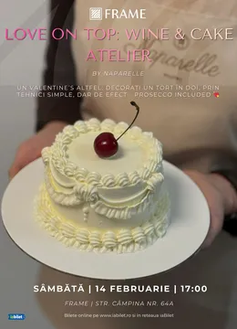 Cluj-Napoca: Love on top - wine & cake atelier