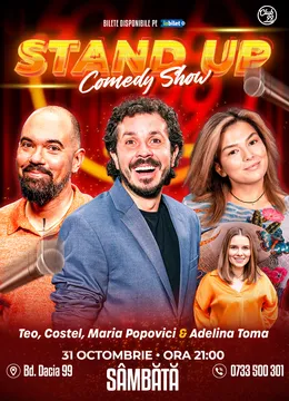 Stand-up Comedy cu Teo, Costel, Maria Popovici - Adelina Toma la Club 99 - Show 2