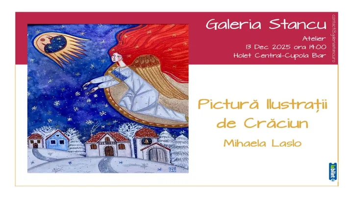 Ploiesti: Atelier pictură Ilustrații de Crăciun