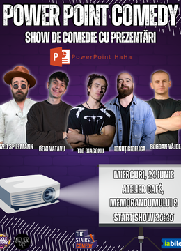 Cluj-Napoca: Power Point Comedy | Stand-up Comedy Show | by The Stairs Comedy