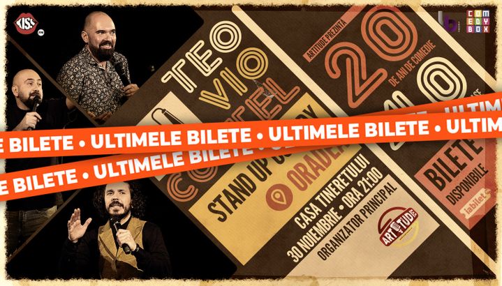 Oradea: Teo, Vio și Costel - 20 de ani de comedie în 40 de orașe | Stand Up Comedy Show 2 | ORA 21:00