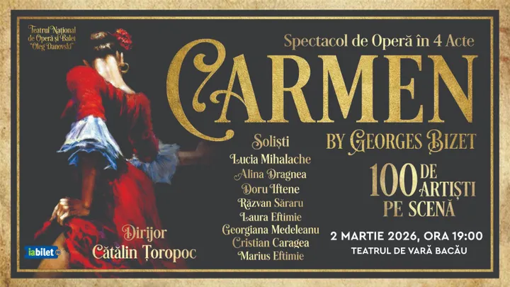 Bacau: Carmen - Spectacol de Operă