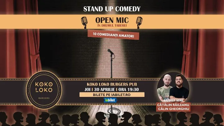 Seară de comedie la Koko Loko cu Călin Gheorghiu și Cătălin Răileanu