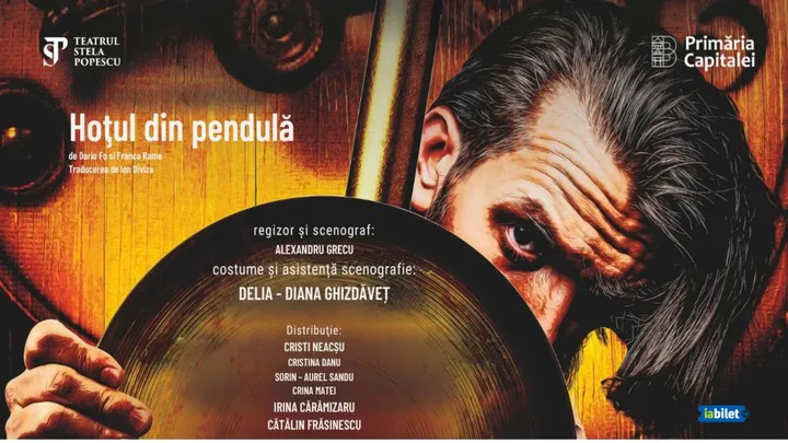 Hoțul din pendulă - comedie de Dario Fo