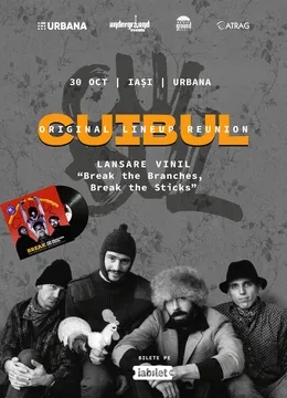 Iasi: Concert Cuibul - Lansare vinyl - „Break the Branches, Break the Sticks”