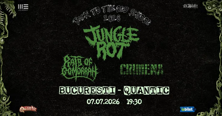 Concert Jungle Rot / Rats Of Gomorrah / Crimena