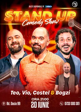 Stand-up Comedy cu Teo, Vio, Costel - Bogzi la Club 99
