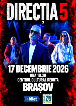 Brasov: Concert Direcția 5 - "100% Directia 5"