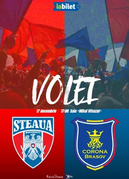 Volei: CSA Steaua Bucureşti – CSM Corona Brașov
