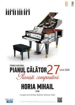 Bistrita: Concert - Pianul Călător cu Horia Mihail