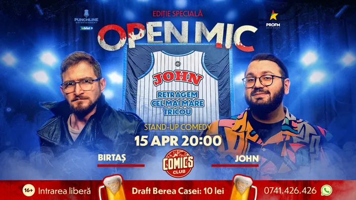 Stand-up Comedy OpenMic la ComicsClub
