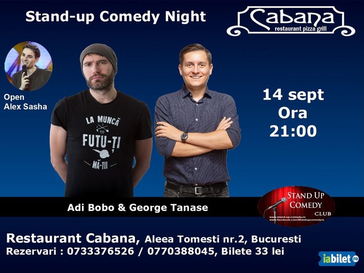 Stand Up Comedy cu George Tanase & Adi Bobo