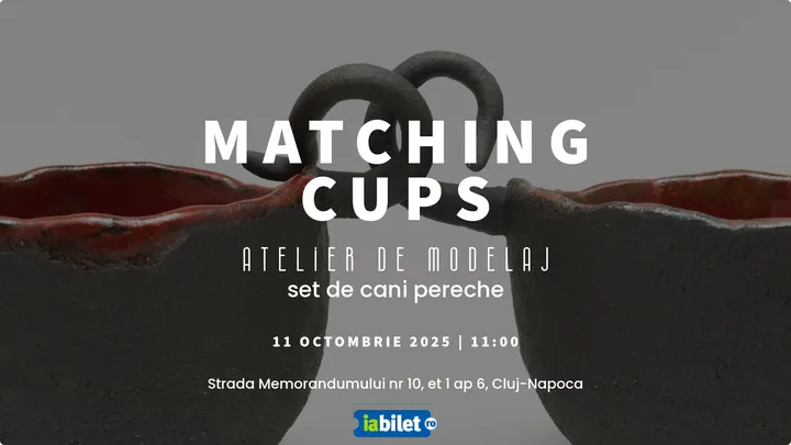 Cluj-Napoca: Matching Cups - atelier de modelat cani pereche