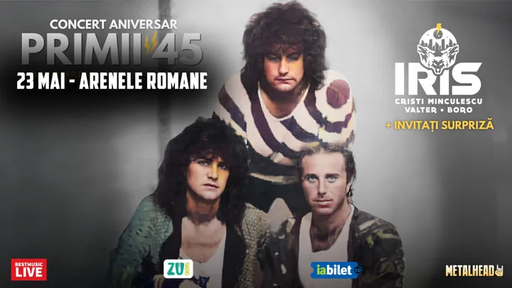 IRIS - Cristi Minculescu, Valter & Boro - Primii 45 - Concert Aniversar