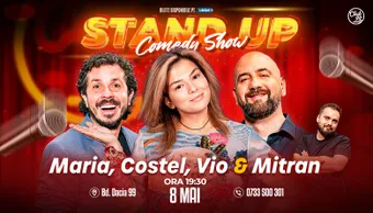 Stand-up Comedy cu Costel, Maria Popovici, Vio, Mitran la Club 99