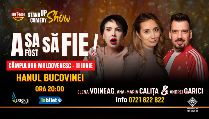 Câmpulung Moldovenesc: Voineag, Ana-Maria Calița & Andrei Garici - "Asa a fost sa fie!" | Stand Up Comedy Show