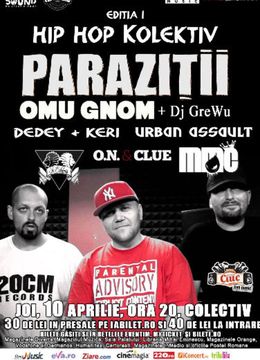 Parazitii la HIP HOP KOLECTIV - Editia 1