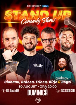 Stand-up Comedy cu Andrei Ciobanu, Drăcea, Frîncu, Cîrje - Bogzi la Club 99
