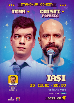 Iași: Stand-up comedy - Best of Toma & Popesco